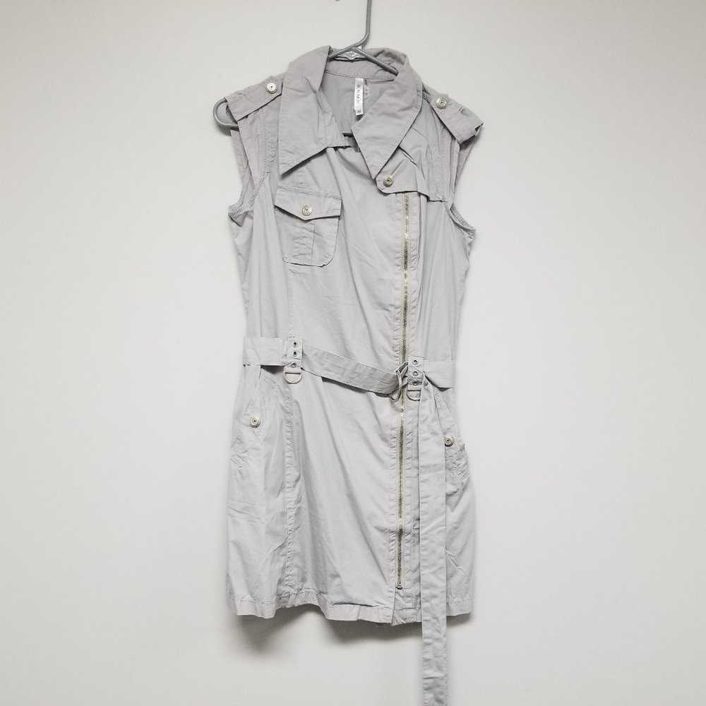 New Women's Medium Grey Cargo Dress